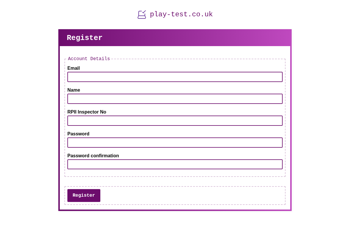 Registration Form