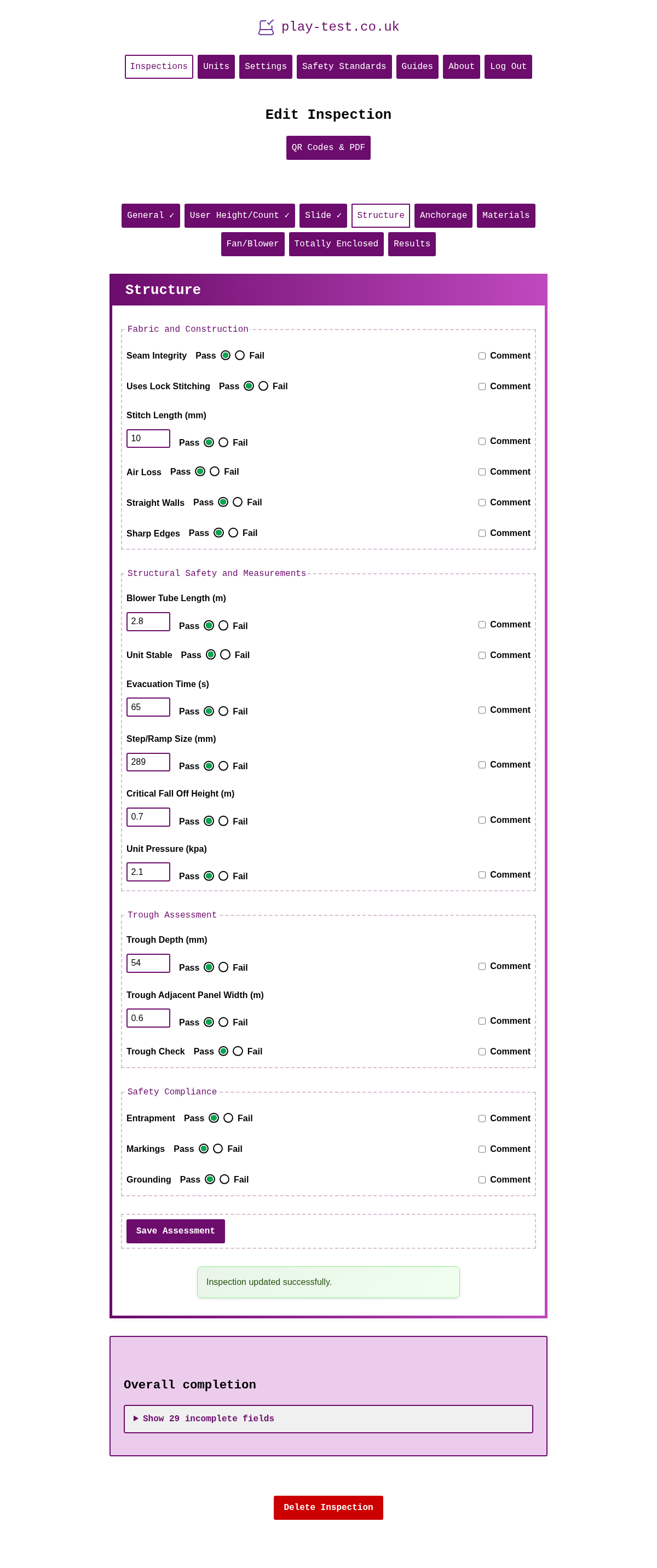 Structure Assessment - Saved