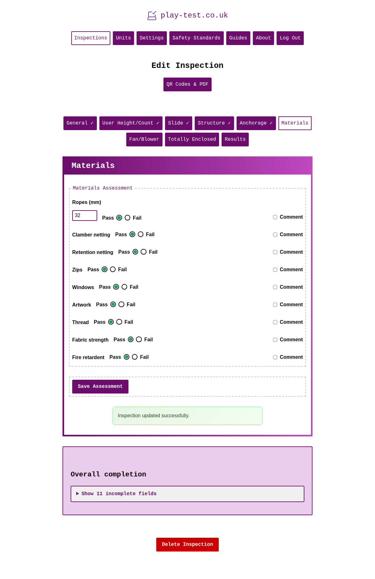 Materials Assessment - Saved