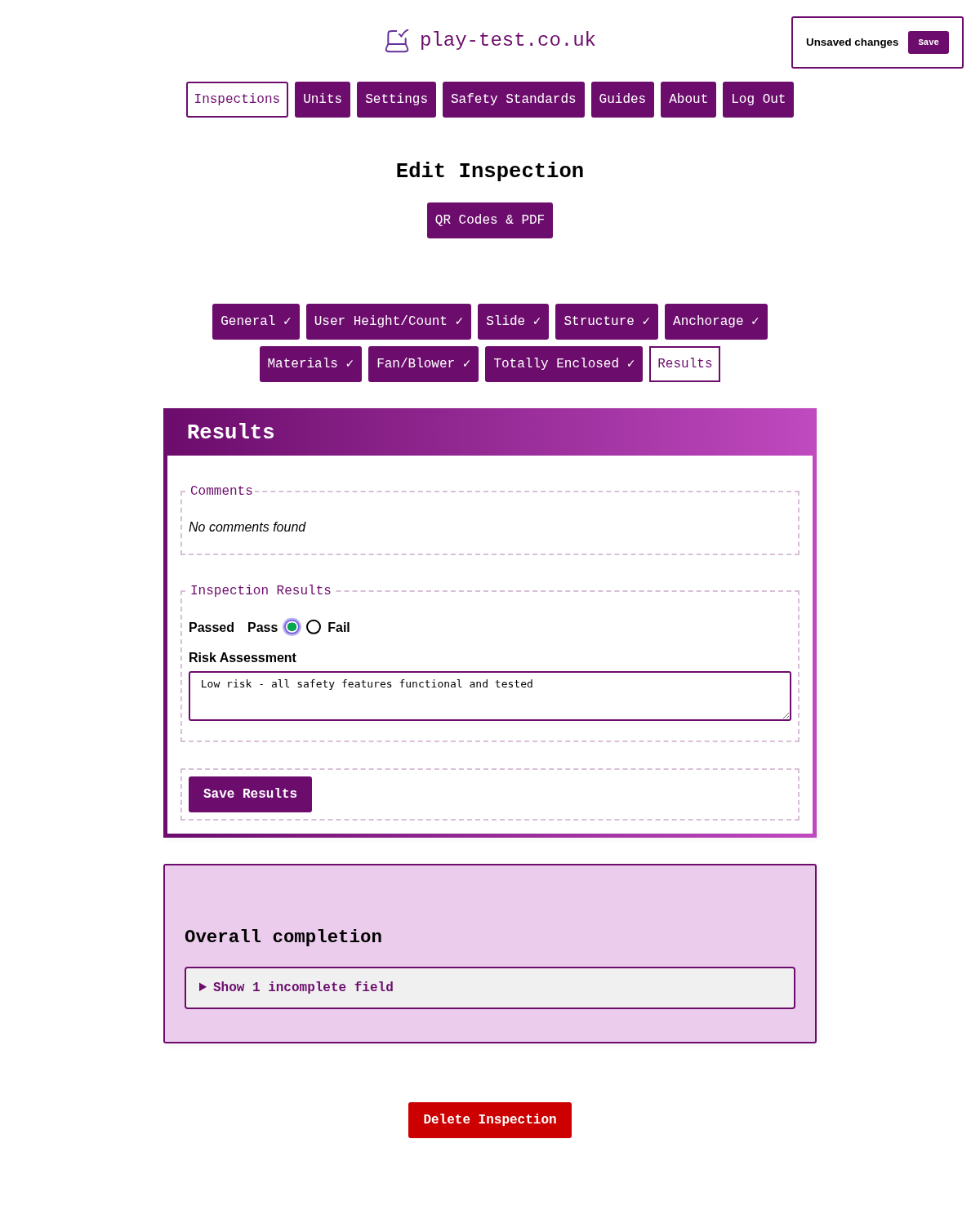 Results Assessment - Filled